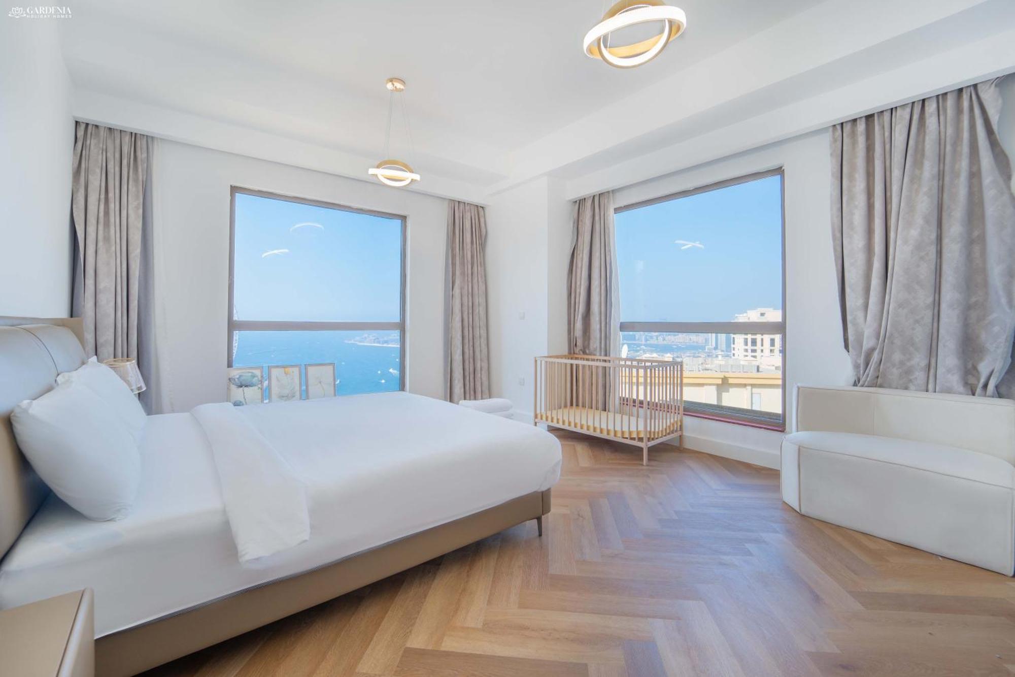Jbr Amwaj 4 , Upgraded Sea And Ain Dubai Views, 2M Walk To Beach By Gardenia Suitse Exterior foto